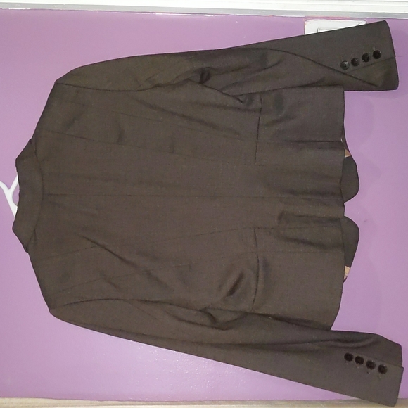 Ann Taylor, brown with tan undertones blazer, 10P - Picture 5 of 7
